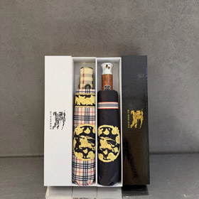 Burberry Check Knight Rose Folding Umbrella-6510  